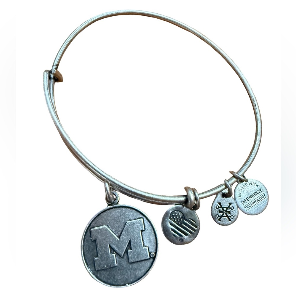 Alex and Ani University of Michigan Rafaelian
Silver Bangle Bracelet